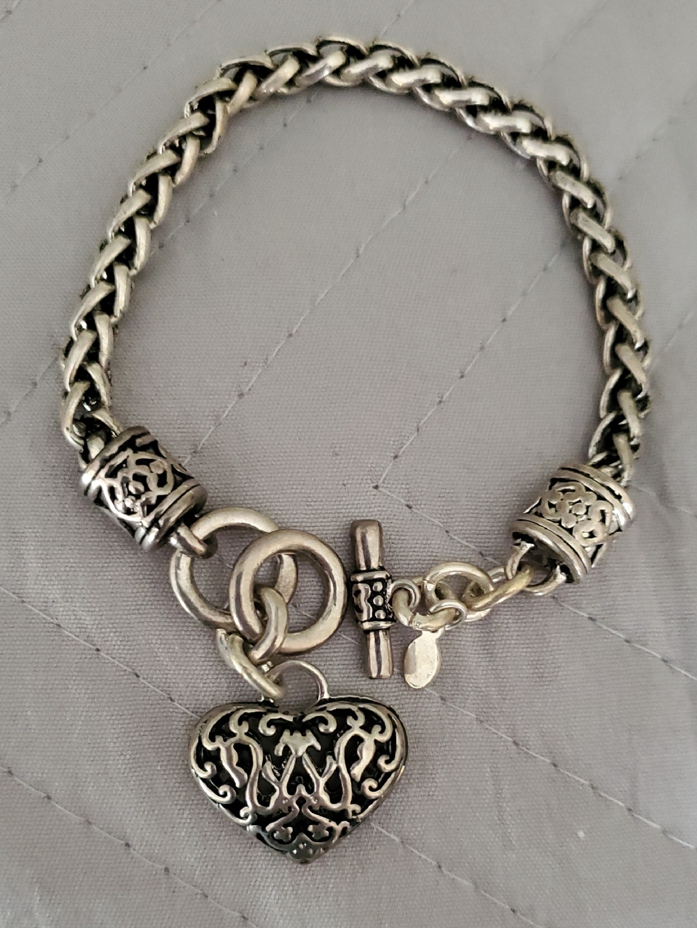 Premier Designs Toggle Heart Bracelet